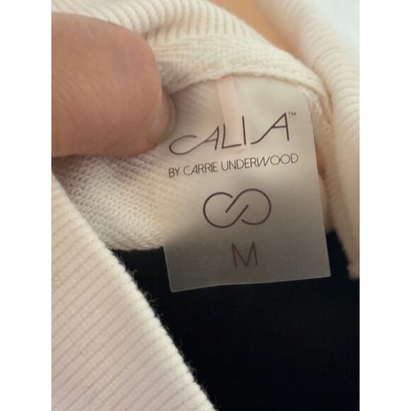 Calia by Carrie Underwood Sweatshirt Womens Size M Medium Beige - Picture 2 of 3